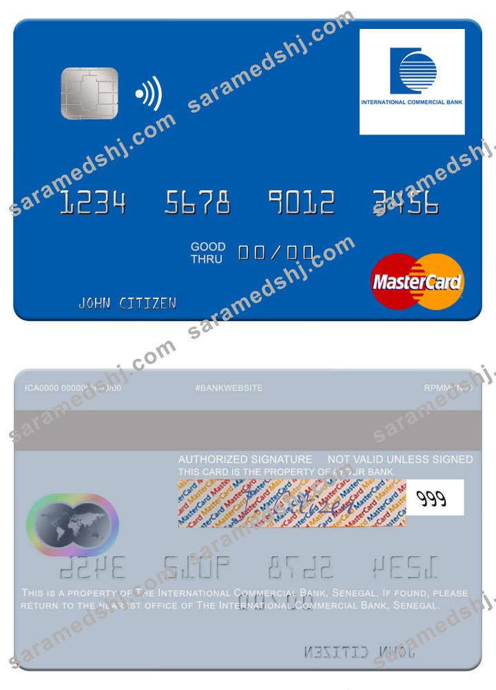 Senegal The International Commercial Bank mastercard